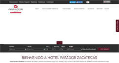 Desktop Screenshot of hotelparadorzac.com